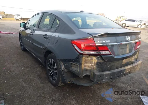 2013 Honda Civic Ex-L from USA, damaged, VIN 2HGFB2F92DH522220